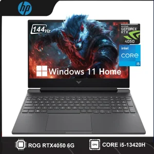 HP Newest Victus 15 RTX 4050 Gaming Laptop, Intel i5-13420H, 15.6'' FHD 144HZ Display, Up to 64G RAM, 2TB SSD, Win 11 Pro